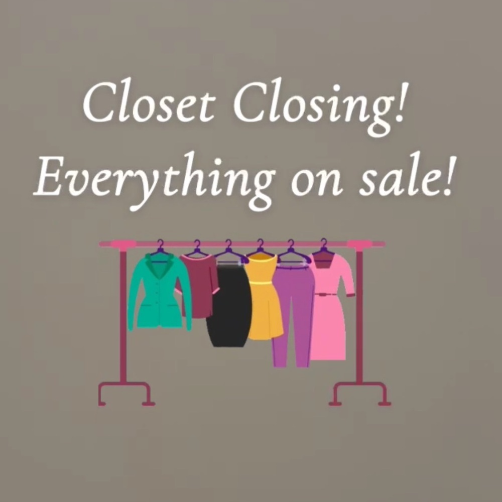 Closet Closing! Amazing low prices!